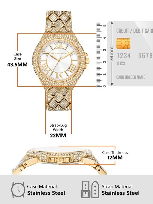 Michael Kors Camille Gold Watch MK4800