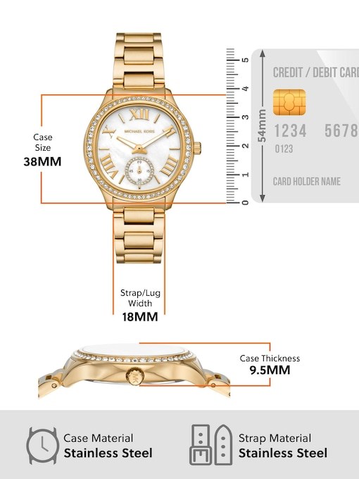 Michael Kors Sage Gold Watch MK4805