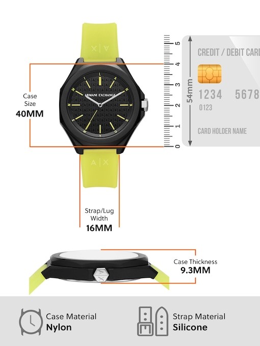 Armani Exchange Yellow Watch AX7155SET