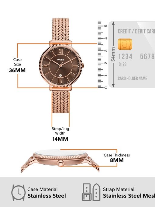 Fossil Jacqueline Rose Gold Watch ES5322