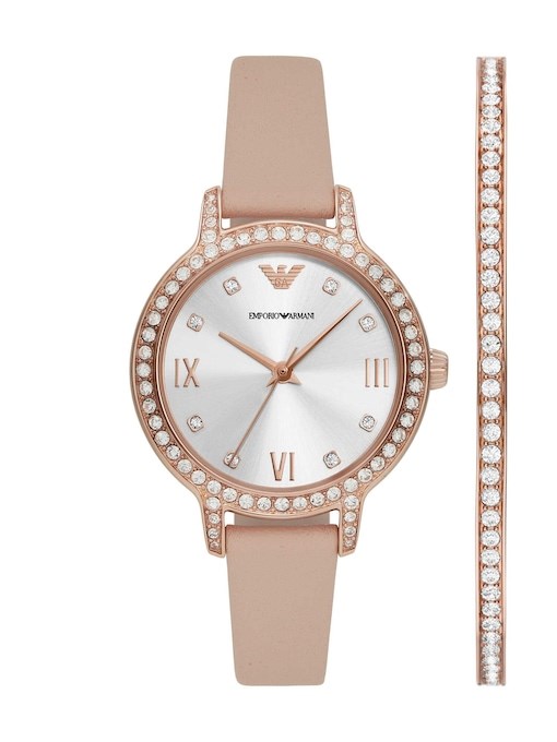 Emporio Armani Pink Watch AR80069SET