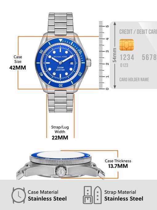Michael Kors Maritime Silver Watch MK9160