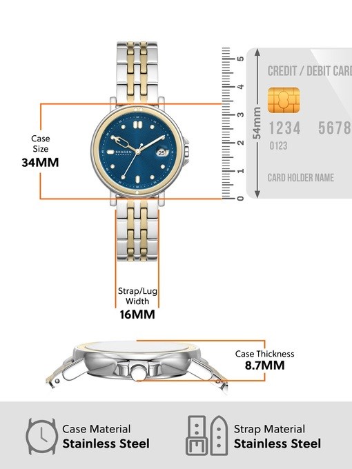 Skagen Signatur Sport Lille Two Tone Watch SKW3137