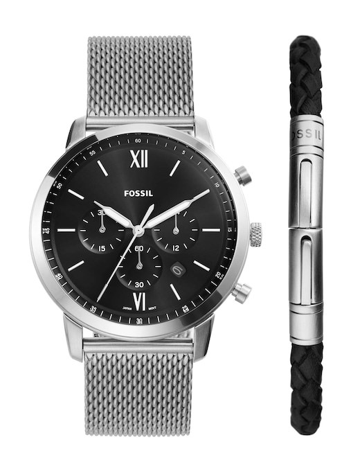 Fossil Neutra Silver Watch FS6021SET