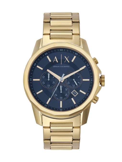 Armani Exchange Banks Gold Watch AX7151SET