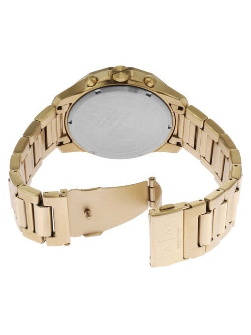 Armani Exchange Banks Gold Watch AX7151SET