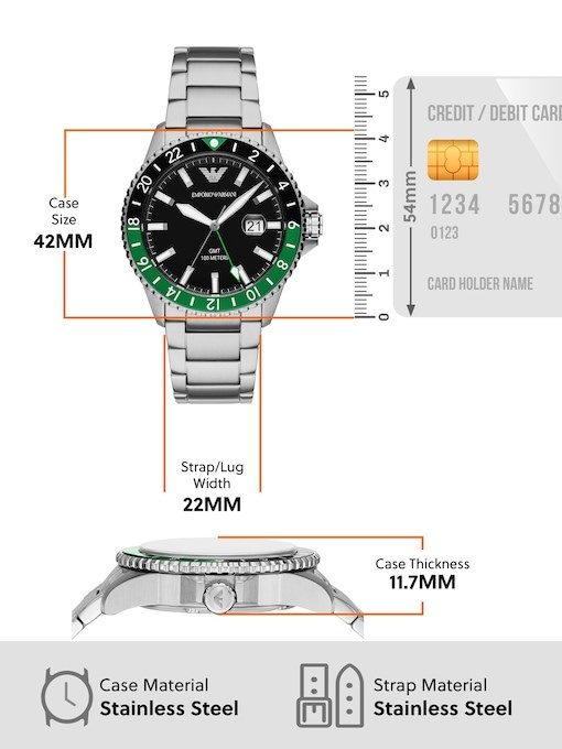 Emporio Armani Silver Watch AR11589