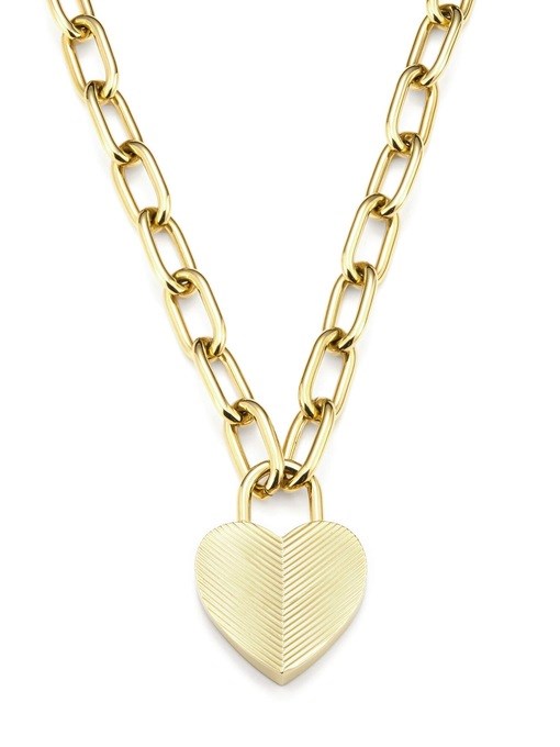 Fossil Harlow Gold Necklace JF04656710