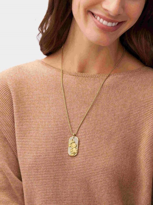 Fossil Jewelry Gold Pendant JF04625710