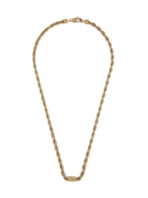 Armani Exchange Gold Necklace AXG0126710