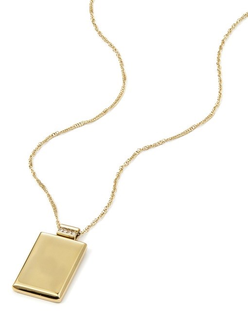 Fossil Drew Gold Necklace JF04688710