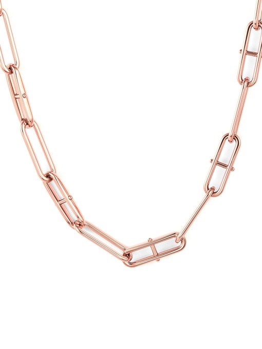 Fossil Heritage Rose Gold Necklace JF04670791