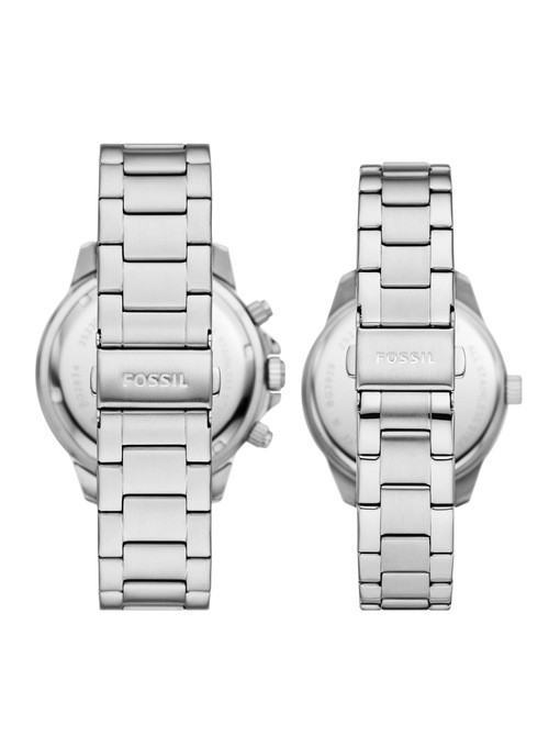 Fossil Bannon Silver Watch BQ2828SET