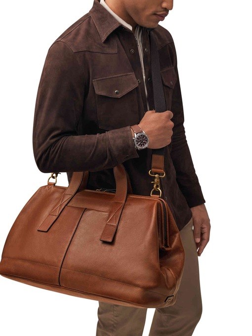 Fossil Kayden Dark Brown Duffle SBG1326201