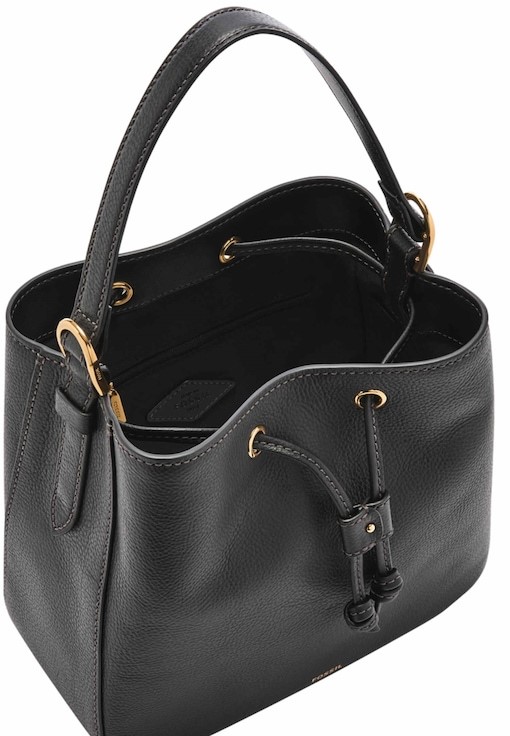 Fossil Tessa Black Bucket Bag SHB3172001