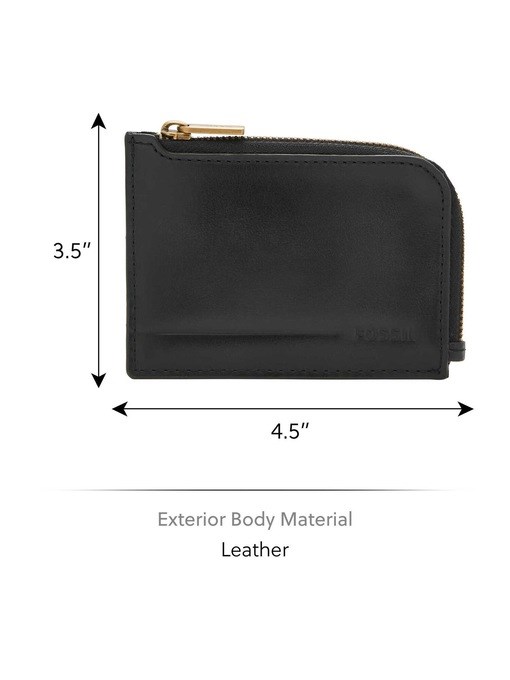 Fossil Allen Black Card Case SML1861001