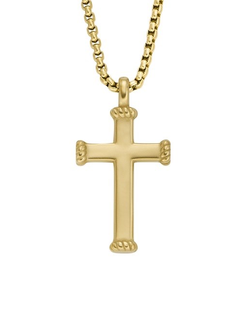 Fossil Ellis Gold Necklace JF04701710 Fossil Ellis Gold Necklace JF04701710