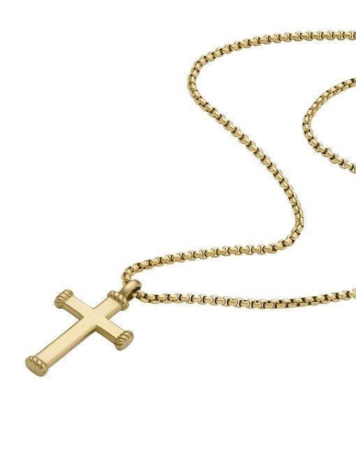 Fossil Ellis Gold Necklace JF04701710 Fossil Ellis Gold Necklace JF04701710