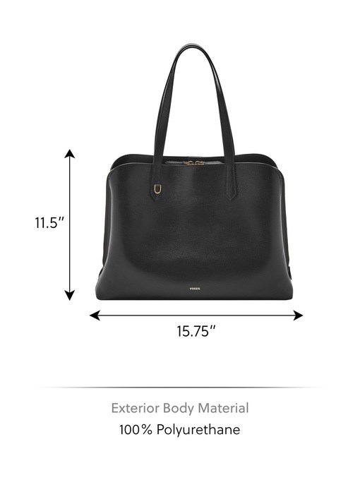 Fossil Wren Black Tote Bag SHB3175001