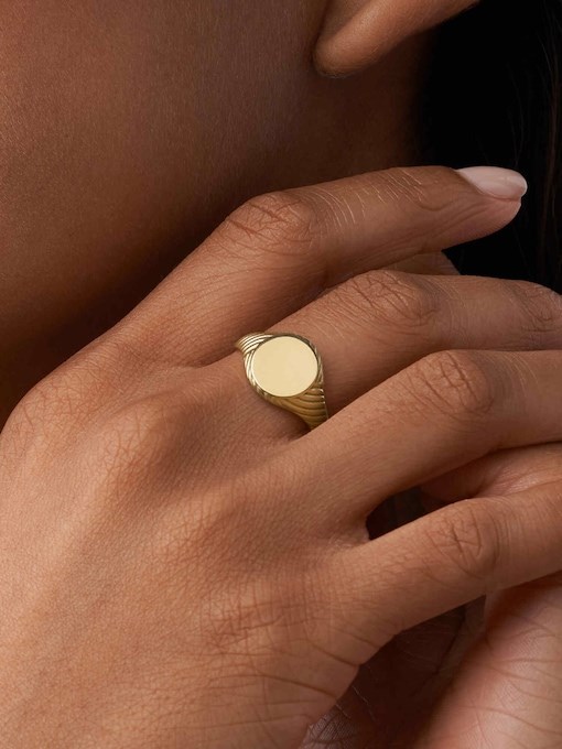 Fossil Sadie Gold Ring JF03804710