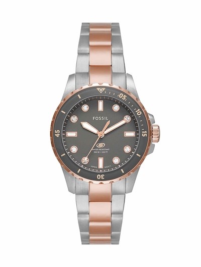 Fossil Blue Dive Two Tone Watch ES5348