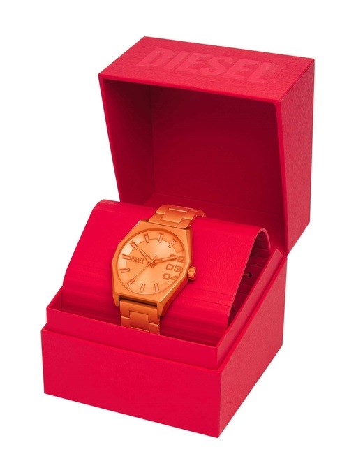 Diesel Scraper Orange Watch DZ2209