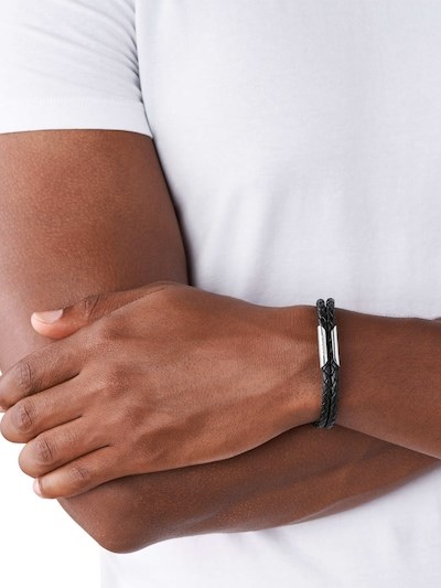 Diesel Stackables Black Bracelet DX1247040