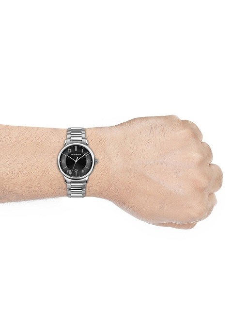 Emporio Armani Swiss Silver Watch ARS5001