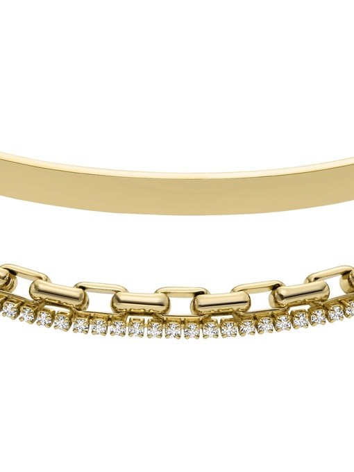 Fossil Jewelry Gold Bracelet Set JGFTSET1098 Fossil Jewelry Gold Bracelet Set JGFTSET1098