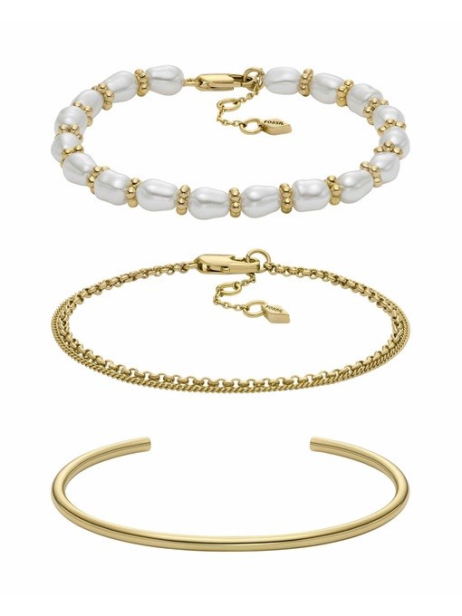 Fossil Jewelry Gold Bracelet Set JGFTSET1097 Fossil Jewelry Gold Bracelet Set JGFTSET1097