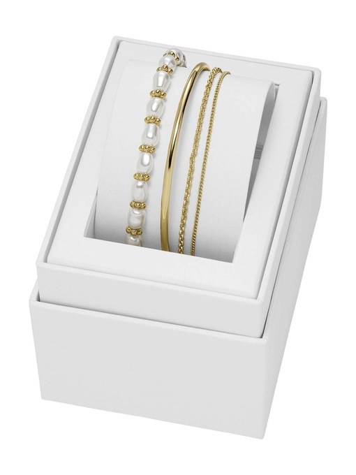 Fossil Jewelry Gold Bracelet Set JGFTSET1097 Fossil Jewelry Gold Bracelet Set JGFTSET1097
