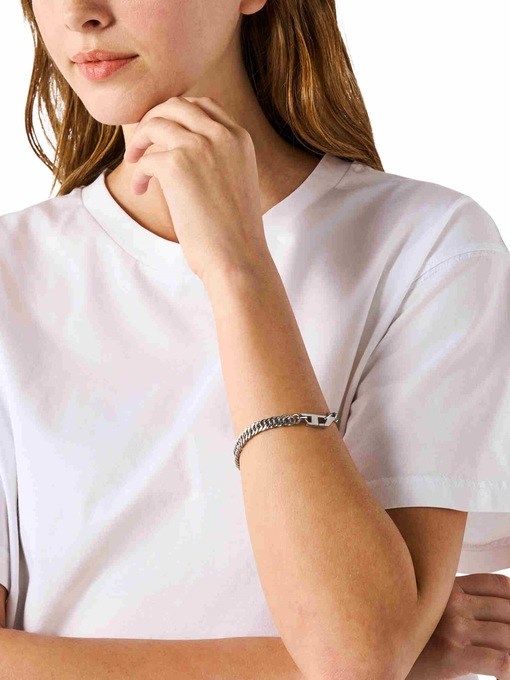 Diesel Steel Silver Bracelet DX1510040