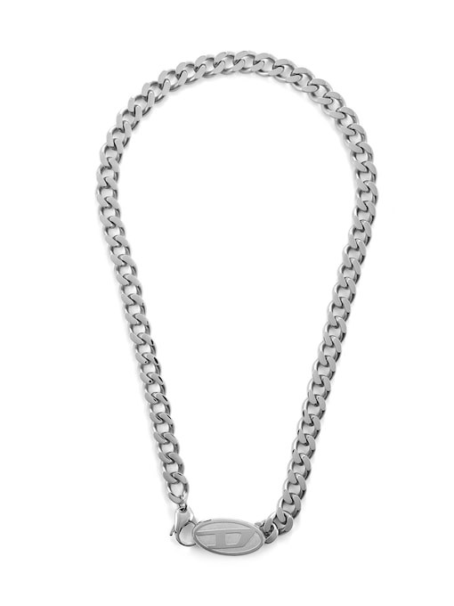 Diesel Steel Silver Necklace DX1509040
