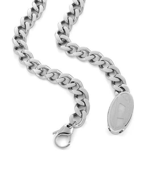 Diesel Steel Silver Necklace DX1509040