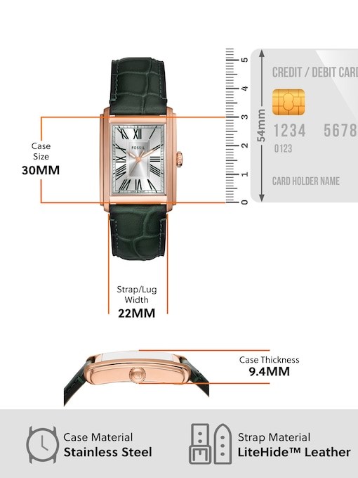 Fossil Carraway Green Watch FS6077