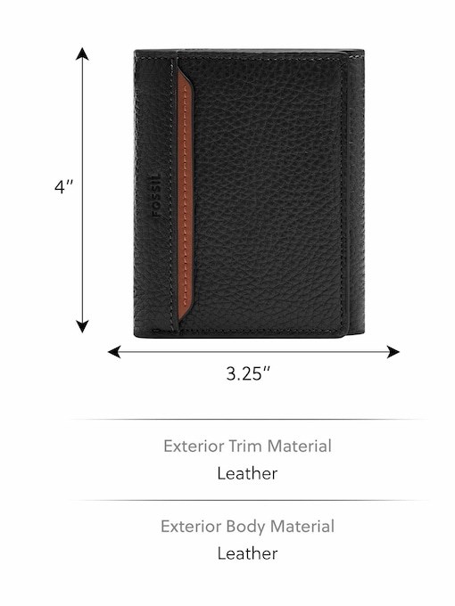 Fossil Huntington Black Wallet ML4682001