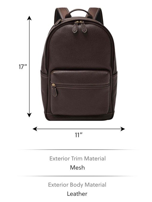 Fossil Buckner Brown Backpack MBG9631203