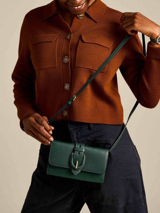 Fossil Harwell Green Crossbody Bag ZB11001301