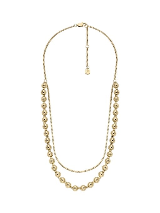 Fossil Fashion Gold Necklace JF04248710