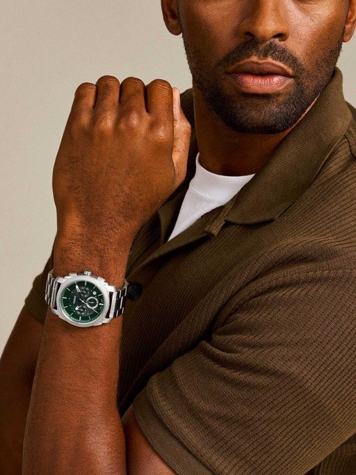 Fossil Machine Silver Watch FS6079