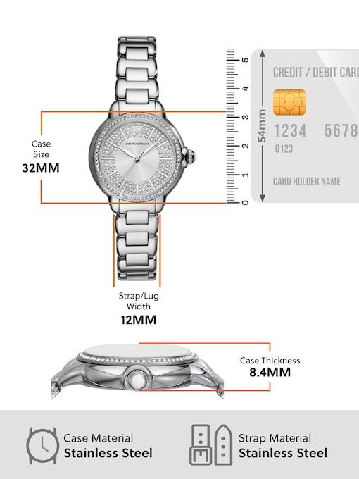 Emporio Armani Silver Watch AR11632