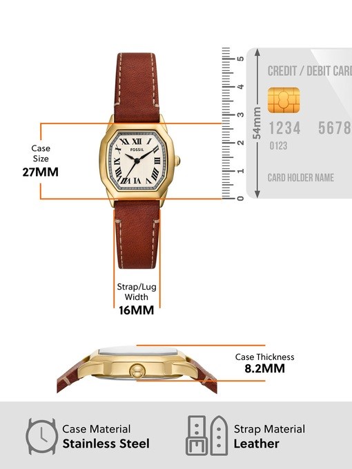 Fossil Harlow Brown Watch ES5364