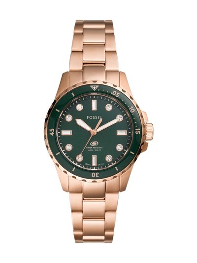 Fossil Blue Dive Rose Gold Watch ES5371