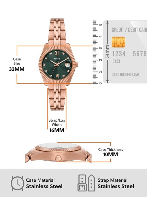 Fossil Scarlette Rose Gold Watch ES5369