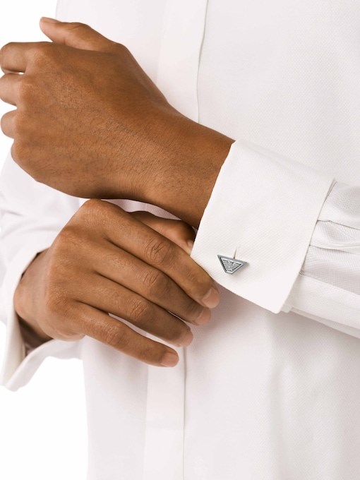 Emporio Armani Silver Cufflinks EGS3129040