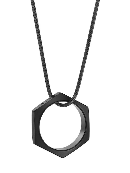 Armani Exchange Black Pendant AXG0137001