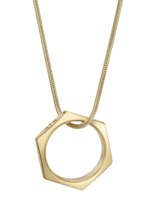 Armani Exchange Gold Pendant AXG0136710