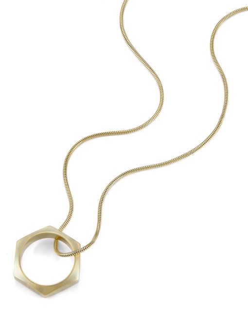 Armani Exchange Gold Necklace AXG0142710