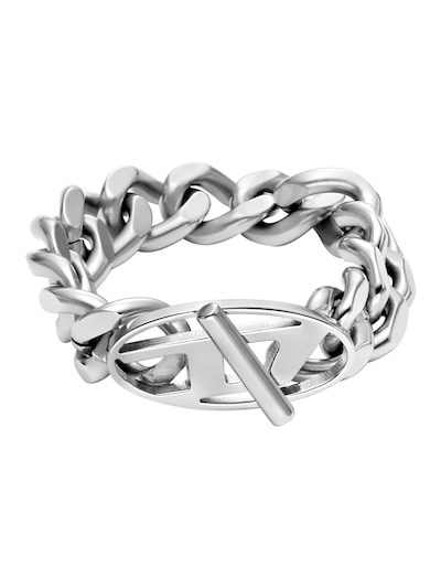Diesel Band Silver Ring DX1533040