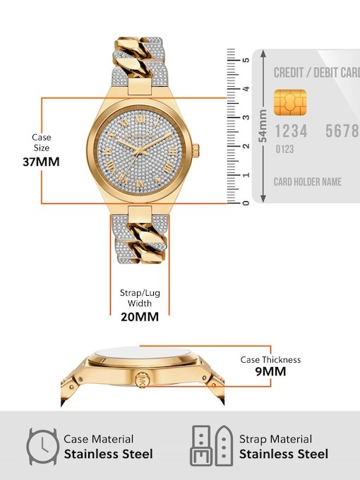 Michael Kors Lennox Gold Watch MK7487